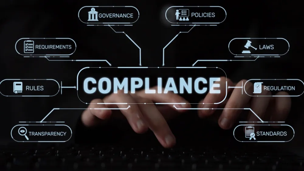 Compliance and regulation concept image illustrating Build a Stronger Compliance Framework